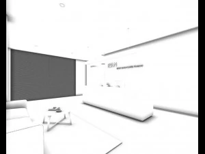 office meeting room reception hall 20 3D Model