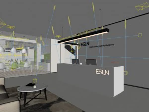 office meeting room reception hall 20 3D Model