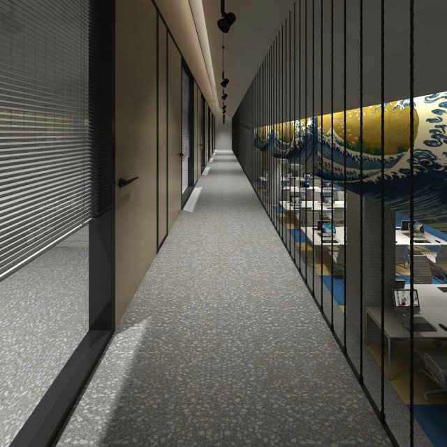 office meeting room reception hall 21 3D Model .c4d .max .obj .3ds .fbx .stl .blend 