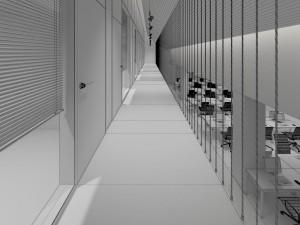 office meeting room reception hall 21 3D Model