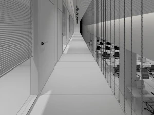 office meeting room reception hall 21 3D Model