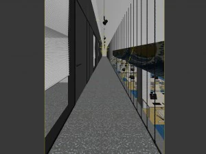 office meeting room reception hall 21 3D Model