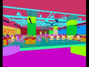 office meeting room reception hall 22 3D Model