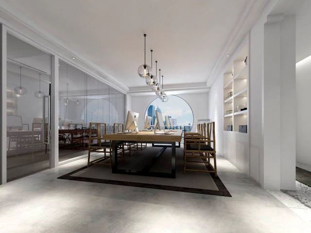 office meeting room reception hall 23 3D Model .c4d .max .obj .3ds .fbx .stl .blend