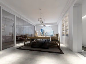 ruang resepsi ruang rapat kantor 23 Model 3D