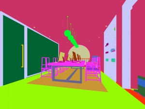 office meeting room reception hall 23 3D Model