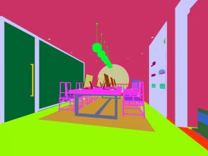 office meeting room reception hall 23 3D Model