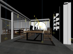 office meeting room reception hall 23 3D Model