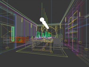 office meeting room reception hall 23 3D Model