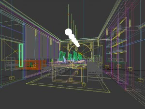 office meeting room reception hall 23 3D Model