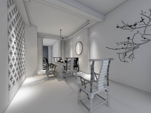 office meeting room reception hall 23 3D Model