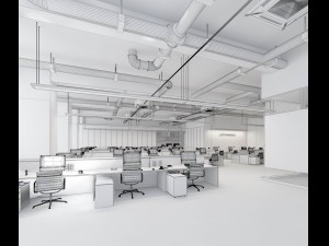 office meeting room reception hall 24 3Dモデル