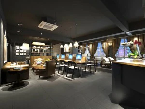 oficina sala de reuniones hall de recepci&oacute;n 32 Modelo 3D