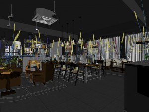 office meeting room reception hall 32 3D Model
