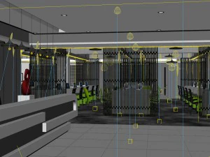 office meeting room reception hall 33 3D Model