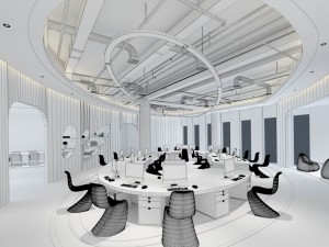 office meeting room reception hall 34 3D Модель