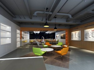 office meeting room reception hall 35 3D Модель