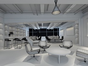 office meeting room reception hall 35 Modelo 3D