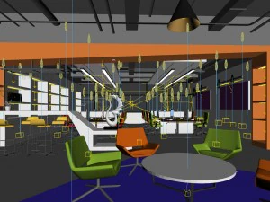office meeting room reception hall 35 3D Model