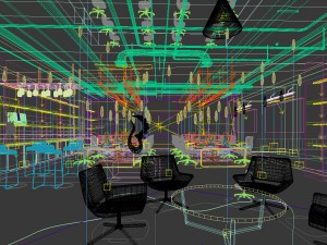 office meeting room reception hall 35 Modelo 3D