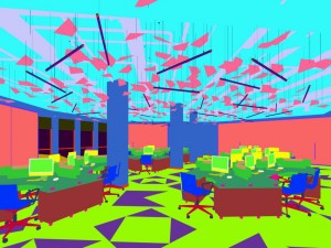 office meeting room reception hall 36 3D Model