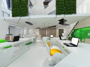 escrit&oacute;rio sala de reuni&atilde;o sala de recep&ccedil;&atilde;o 37 Modelo 3D