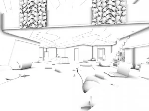 office meeting room reception hall 37 3D Model