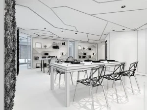 office meeting room reception hall 37 3D Model