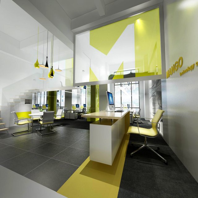 office meeting room reception hall 39 Modello 3D .c4d .max .obj .3ds .fbx .stl .blend 