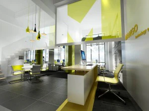 ofis toplantı odası resepsiyon salonu 39 3D Model