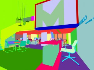 office meeting room reception hall 39 Modello 3D