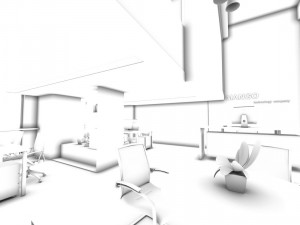 office meeting room reception hall 39 Modello 3D