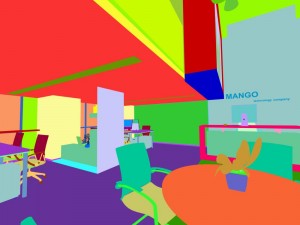 office meeting room reception hall 39 Modello 3D