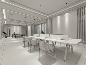 office meeting room reception hall 40 3D Modell