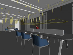 office meeting room reception hall 40 3D Modell