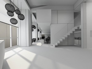 office meeting room reception hall 41 3D Model