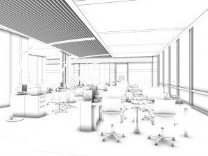 office meeting room reception hall 42 3D 모델