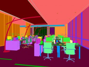 office meeting room reception hall 42 3D 모델