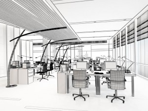 office meeting room reception hall 42 3D 모델