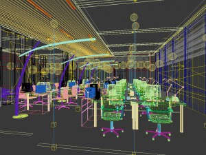 office meeting room reception hall 42 3D 모델