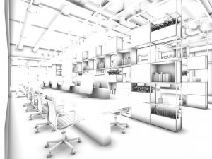 office meeting room reception hall 43 Model 3D