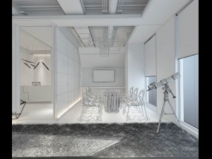 office meeting room reception hall 44 3D Модель