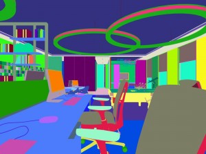 office meeting room reception hall 44 3D Модель