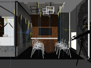 office meeting room reception hall 44 3D Модель