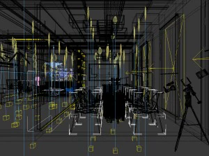 office meeting room reception hall 44 3D Model