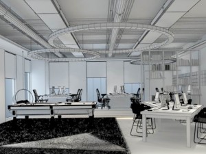 office meeting room reception hall 44 3D Модель