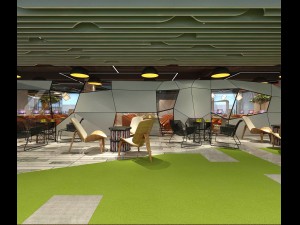 office meeting room reception hall 45 3D Модель