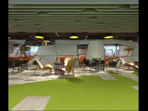 escrit&oacute;rio sala de reuni&atilde;o sala de recep&ccedil;&atilde;o 45 Modelo 3D