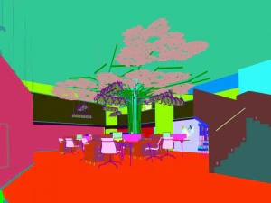 office meeting room reception hall 46 3D Model