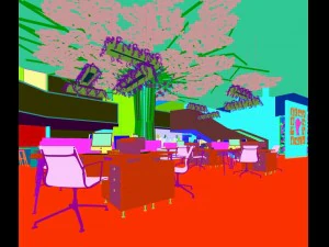 office meeting room reception hall 46 3D Model